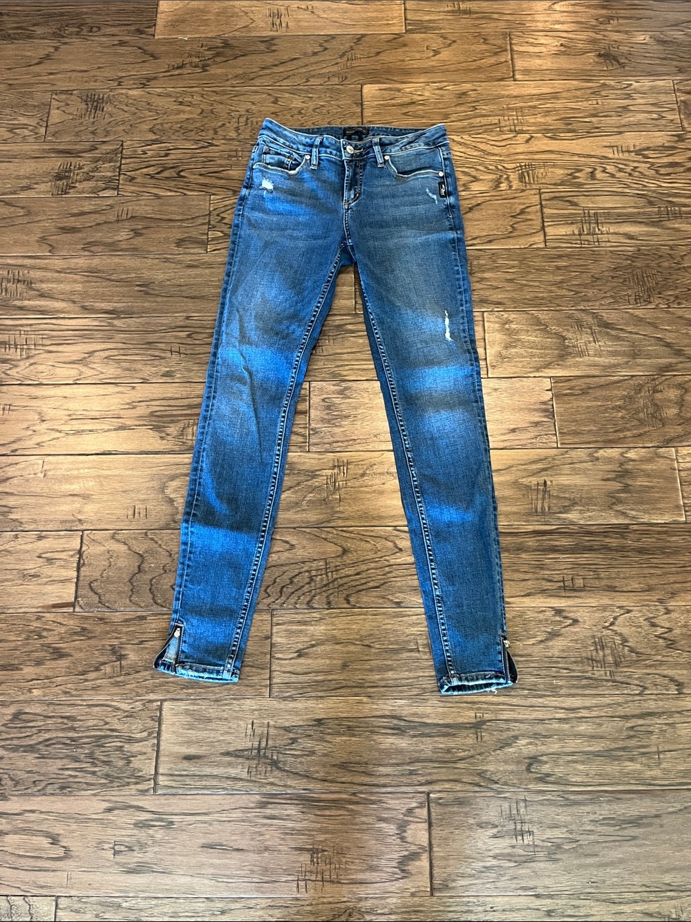 Silver Jeans Aiko Skinny Mid Rise Size 27